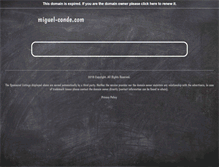 Tablet Screenshot of miguel-conde.com